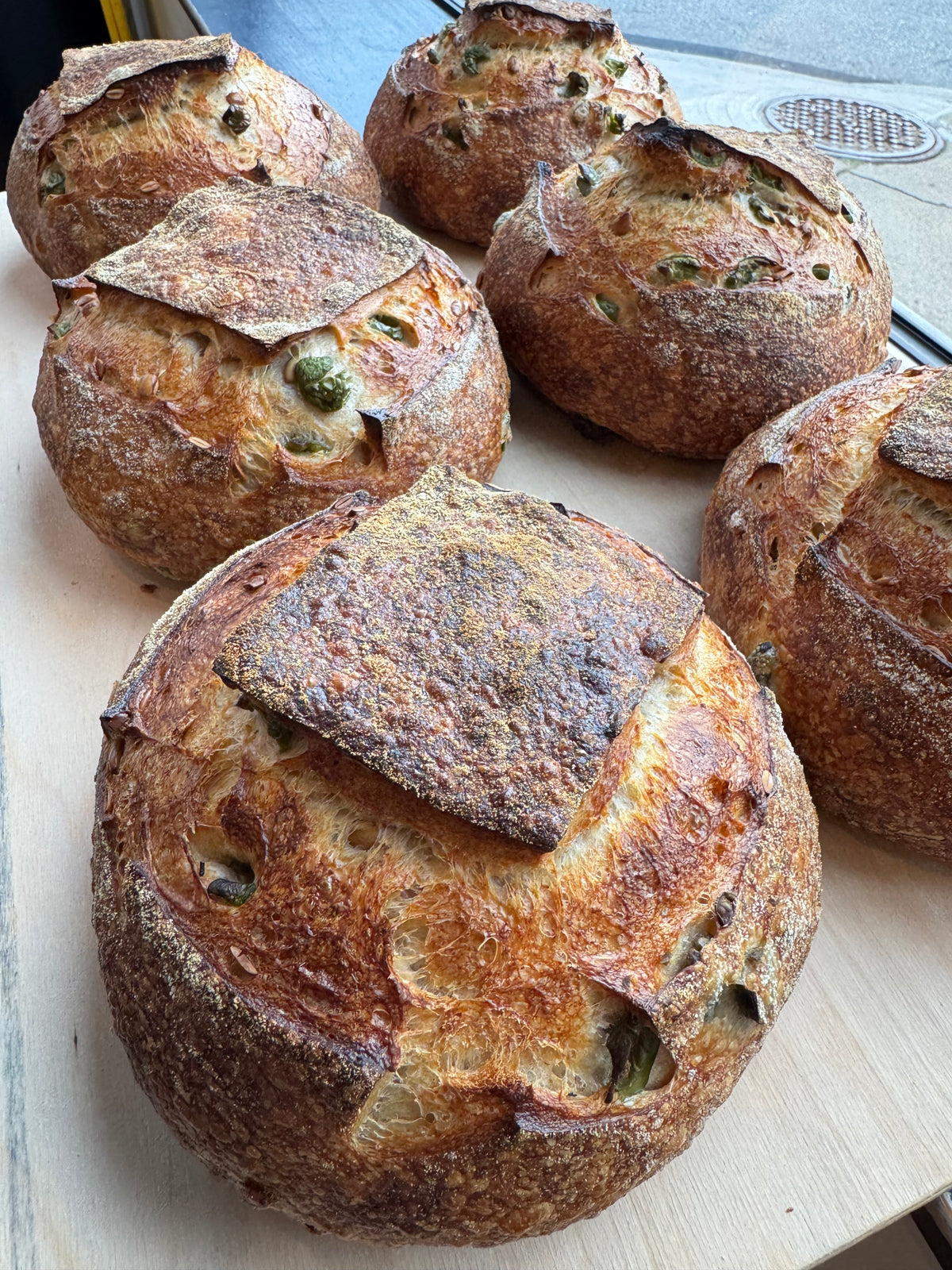 Olive Pepita Sourdough