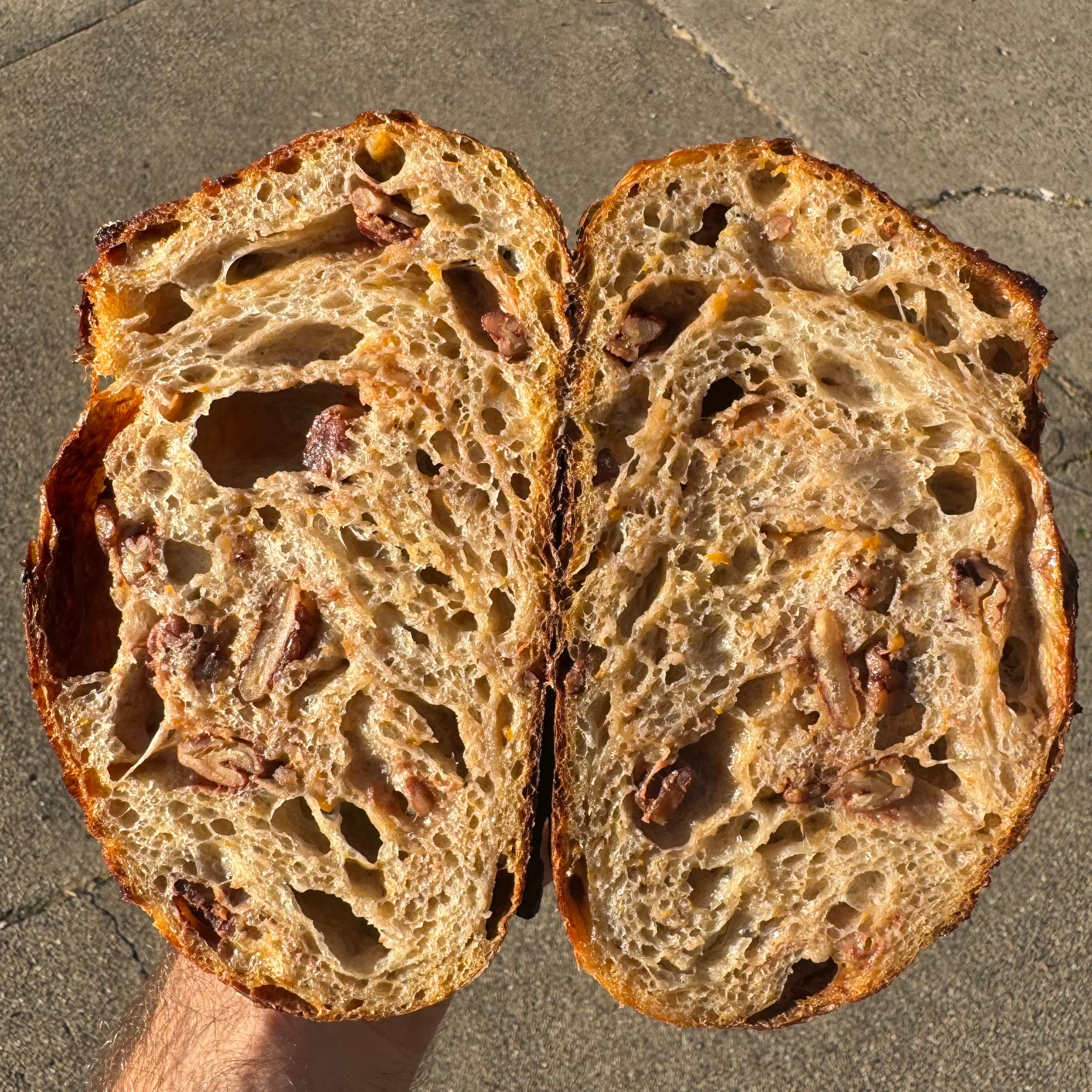 Yam and Pecan Sourdough
