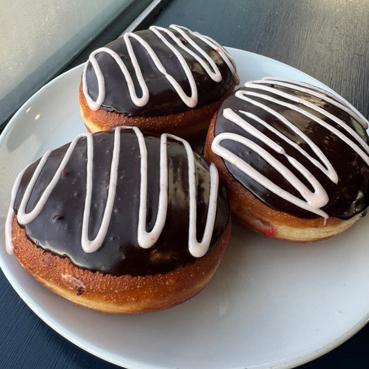 Chocolate Strawberry Donuts